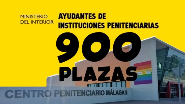 Plazas Ayudantes Instituciones Penitenciarias