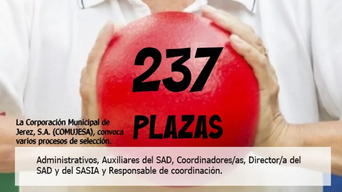 Jerez Comujesa plazas empleo