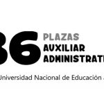 plazas auxiliar administrativo UNED