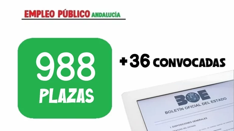 plazas empleo Andalucía