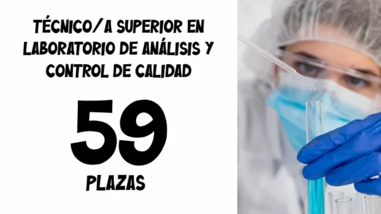 plazas Técnicos de laboratorio