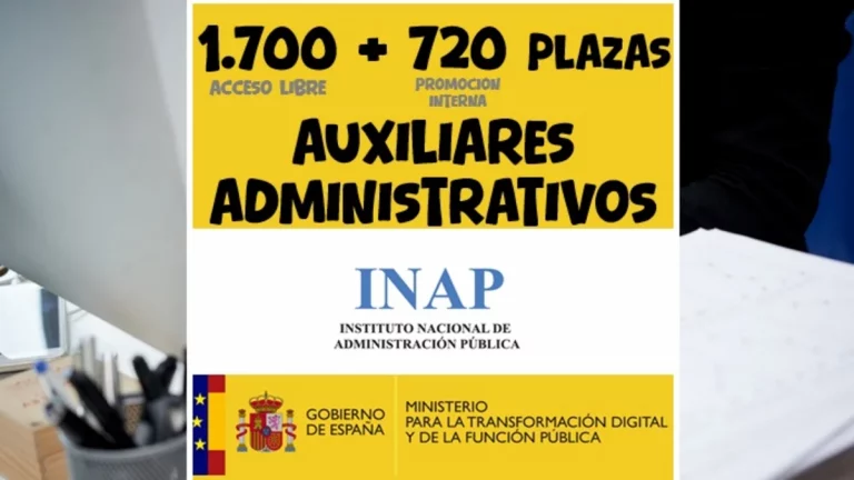 plazas Auxiliar