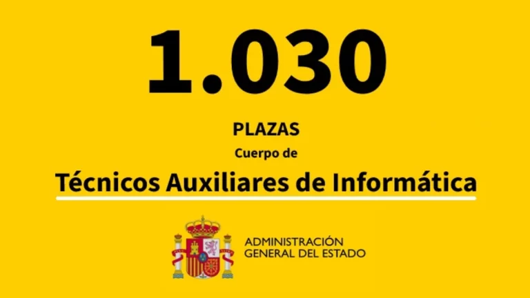 Empleo Público Auxiliares informática AGE