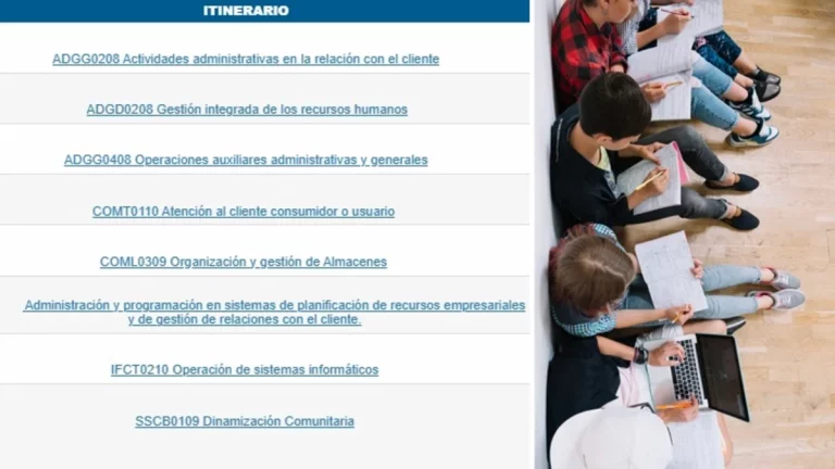 itinerarios formativos Cádiz