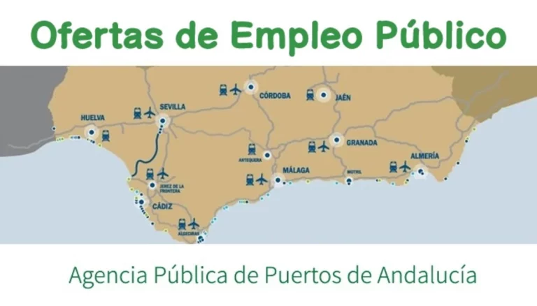 Puertos de Andalucía empleos administrativos