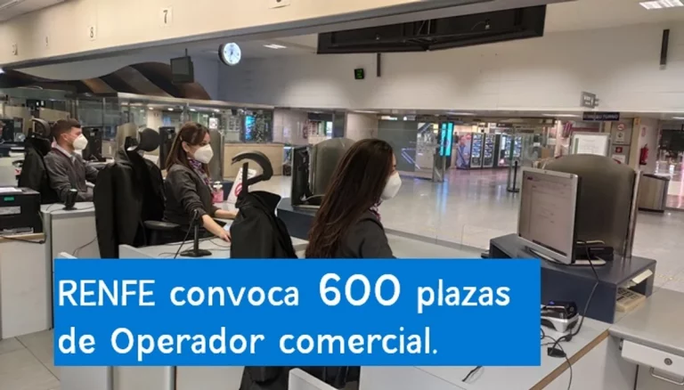 Renfe plazas Operador