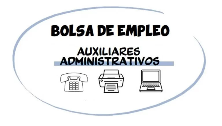 Bolsa de empleo Auxiliares Administrativos