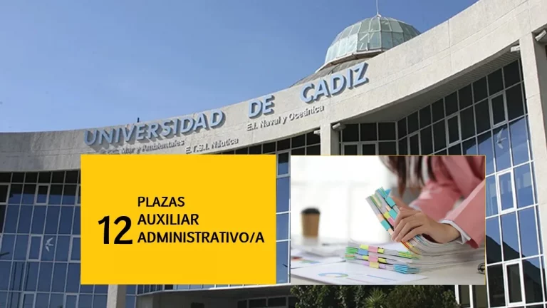 Auxiliar Administrativo Universidad de Cádiz