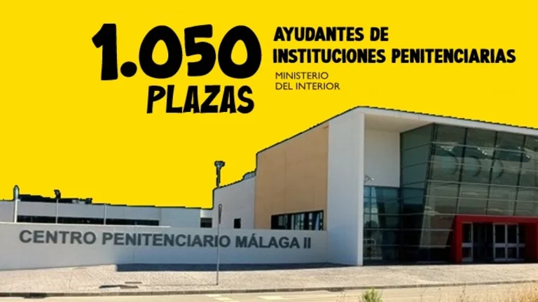 plazas ayudantes instituciones penitenciarias