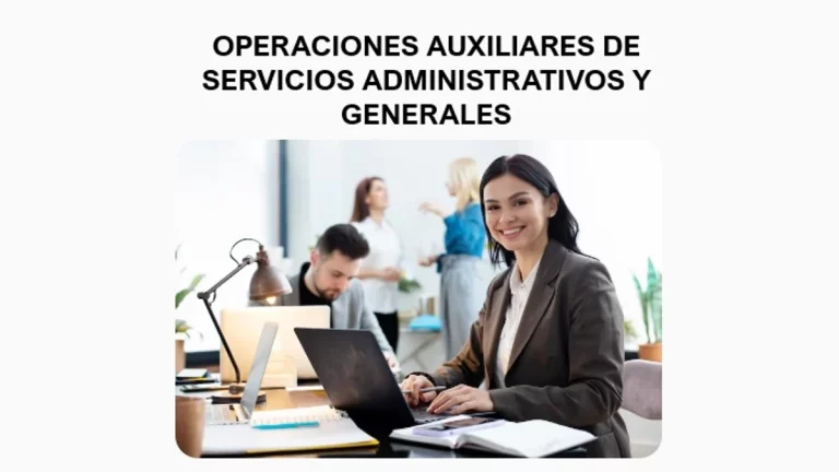 Formación para el empleo Andalucía: servicios administrativos