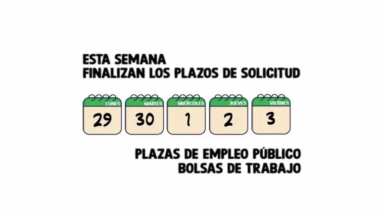 plazas empleo público bolsas