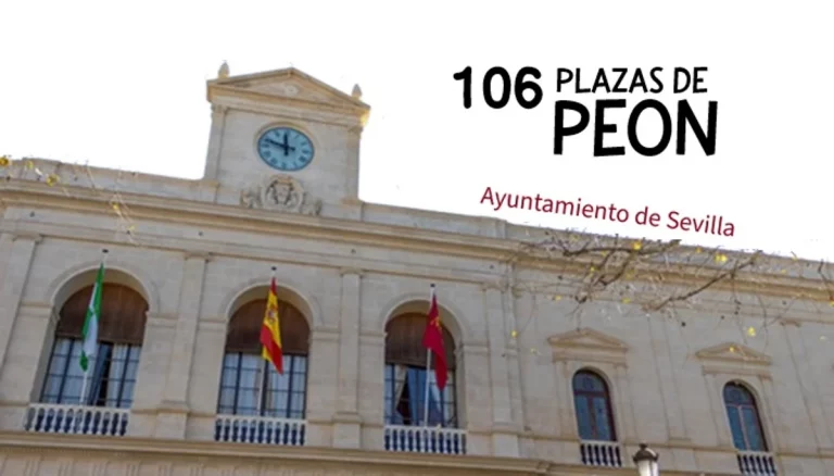 Ayuntamiento de Sevilla plazas Peón